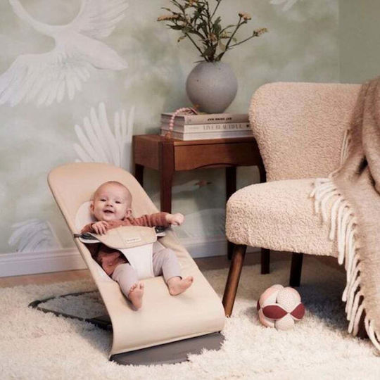 BabyBjorn Χειροκίνητο Relax Μωρού Balance Soft Beige/Grey για Παιδί έως 13kg