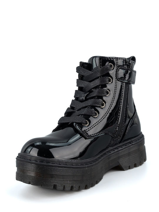 Elinor Kids Boots with Zipper Black