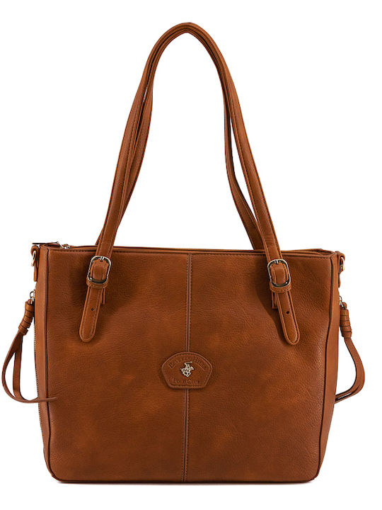 Beverly Hills Polo Club Damen Tasche Schulter Tabac Braun