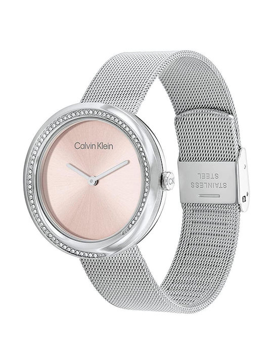 Calvin Klein Watch with Silver Metal Bracelet