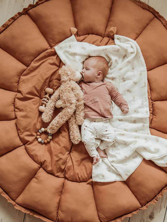Play&go Bloom Activity Mat Brown 130x130cm