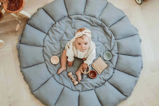Play&go Bloom Covor Pentru Copii Albastru 130x130cm