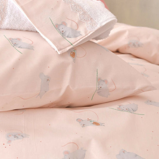 Rythmos Jerom Set Kids Duvet Cover Single with Pillowcase Cotton 160x250cm