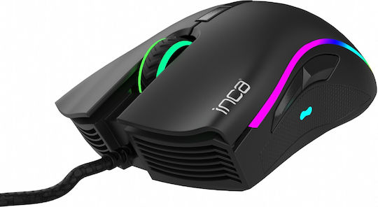 Inca IMG-349 RGB Gaming Mouse 6400 DPI Black