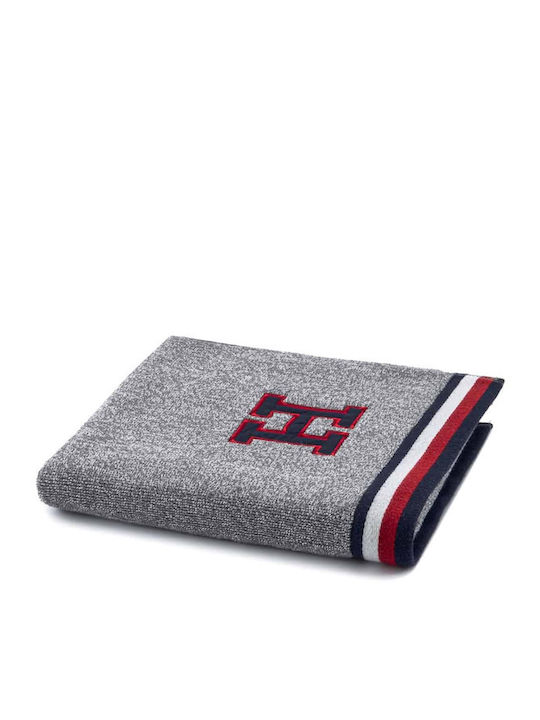 Tommy Hilfiger Πετσέτα Χεριών Teddy 40x60εκ. Navy Βάρους 540gr/m²