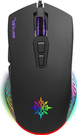 Inca IMG-309 RGB Gaming Ποντίκι 7200 DPI Μαύρο