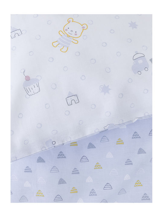 Nima Cotton Baby Quilt Muffy 100x140cm Gray