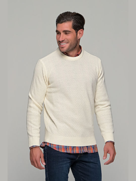 Phoenix Men's Long Sleeve Sweater Beige