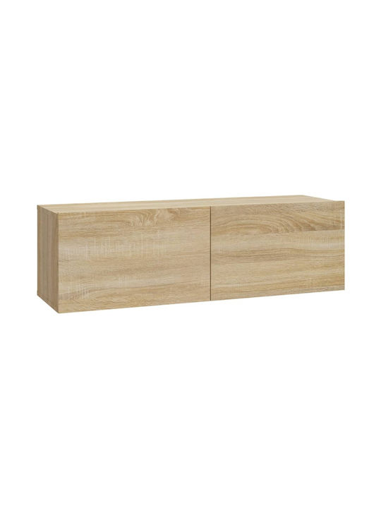 Wohnzimmer TV-Einheit Sonoma Δρυς 7τμχ L100xB30xH30cm