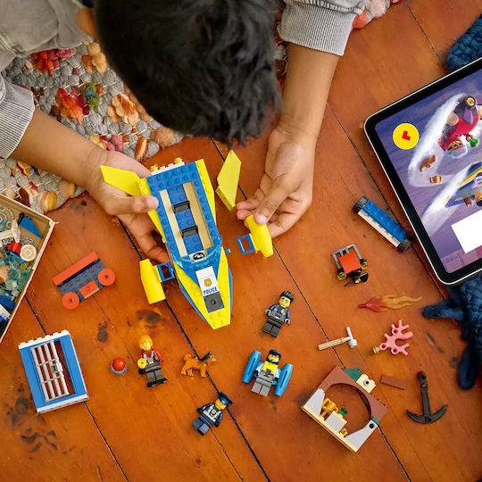LEGO Lego City Водна Полицейска Детективска Мисия за 6+ Години 278 Бройки