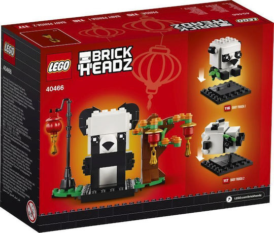 LEGO Ziegelstein Headz: Chinese New Year Pandas für 10+ Jahre