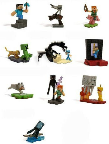 Φιγούρα Δράσης Series 1 Single Blind Box Minecraft για 6+ Ετών