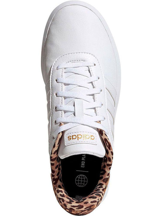 Tennis Platform Court Дамски Маратонки Cloud White / Gold Metallic
