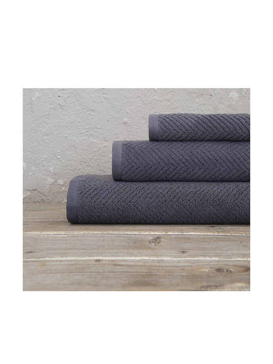 Nima Bath Towel Bold 30133 80x150cm. Dark Gray Weight 550gr/m²