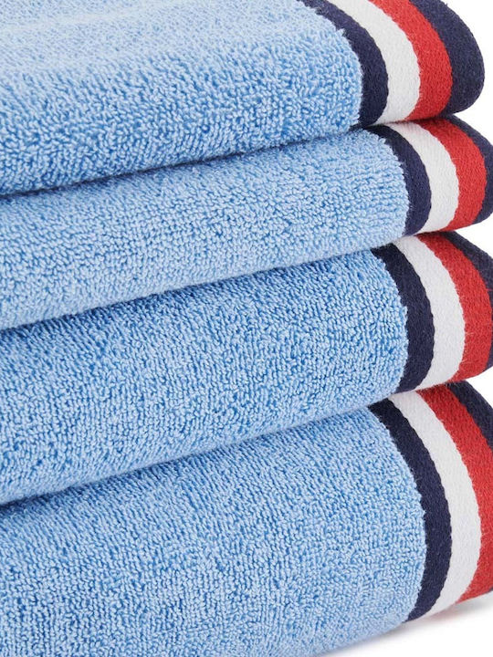 Tommy Hilfiger Πετσέτα Χεριών Teddy 40x60εκ. Wave Βάρους 500gr/m²