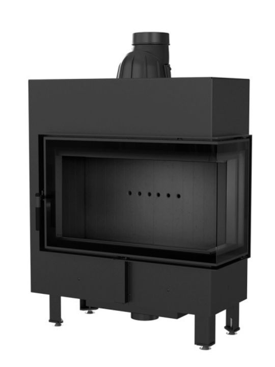 Kratki Lucy 14 SLIM P BS Black Енергийна вмъкната касета Дърво 10кВт Десен ъгъл с отваряща се врата