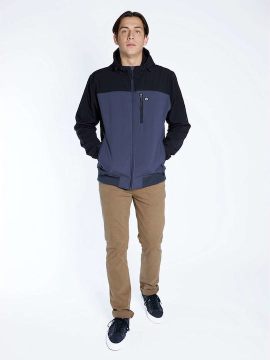 Χειμωνιάτικο Μπουφάν Bomber Dark Grey/Black
