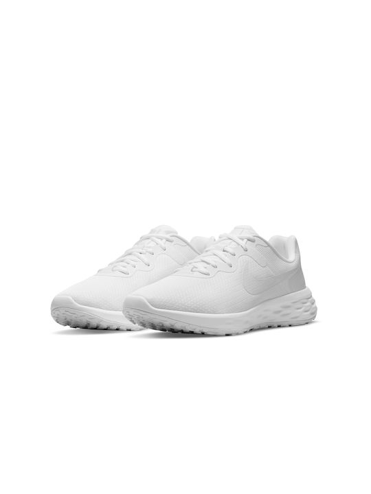Nike Revolution 6 Ανδρικά Αθλητικά Παπούτσια Running Λευκά