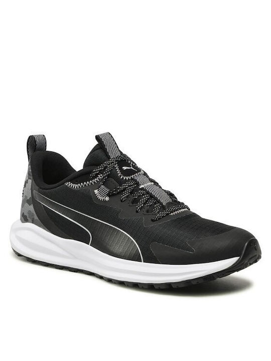 Puma Twitch Runner Herren Sportschuhe Trail Running Schwarz