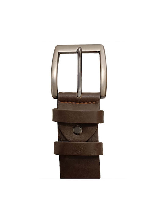 Morfis Leather Belt 578 Brown / Brown