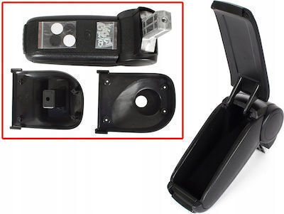 Car Leather Armrest for Renault Clio IV Black