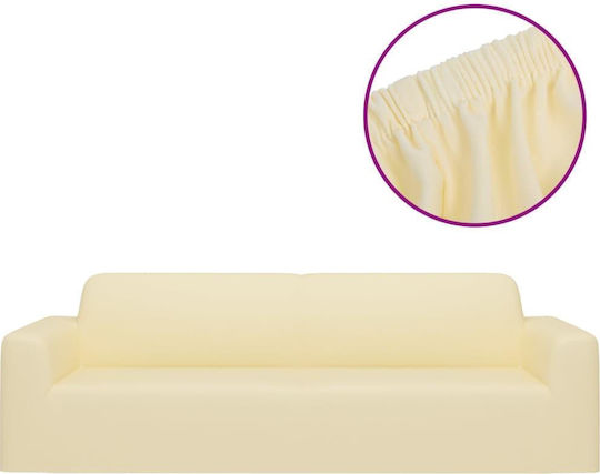 vidaXL Elastic Cover for Three Seater Sofa Blue 1pcs 332946