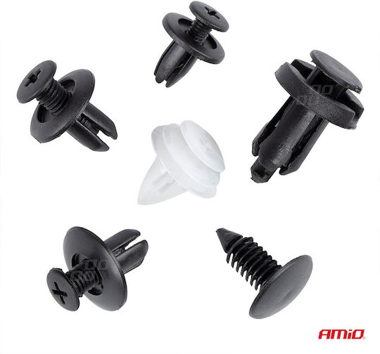 AMiO Car Plastic Clips 100 Pieces