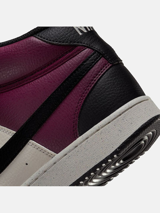 Court Vision Ανδρικά Μποτάκια Dark Beetroot / Black / Sail