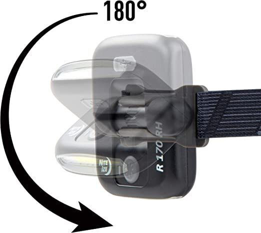 Niteize Επαναφορτιζόμενος Φακός Κεφαλής LED IPX4 με Μέγιστη Φωτεινότητα 170lm Radiant 170