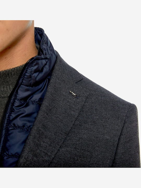 Men's Winter Suit Jacket Regular Fit raf grey/blue