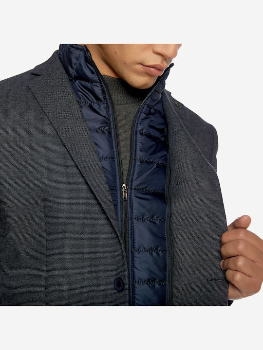 Men's Winter Suit Jacket Regular Fit raf grey/blue