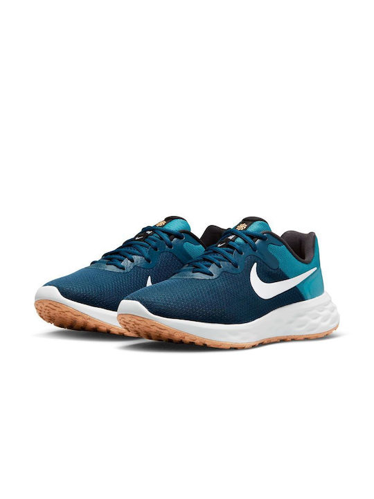 Nike Revolution 6 Next Nature Ανδρικά Αθλητικά Παπούτσια Running Valerian Blue / Bright Spruce / Black / White