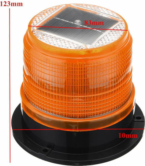 Car Beacon LED 12V Waterproof with Orange Lighting