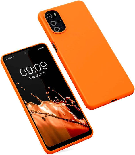 KWmobile Задна корица Силикон 1.3мм Fruity Orange (Moto G22)
