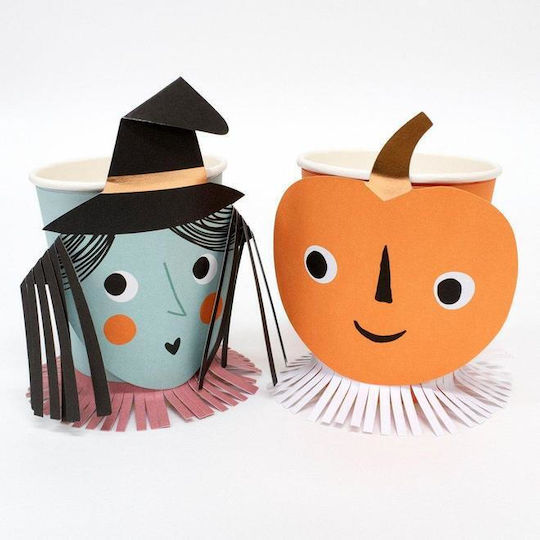Meri Meri Halloween Pahar pentru Party Halloween 8buc