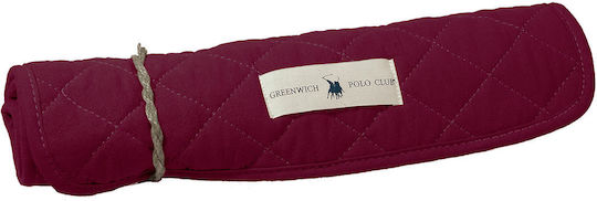 Greenwich Polo Club Σουπλά Υφασμάτινο Κόκκινο 35x50cm