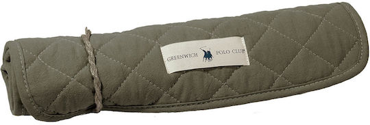 Greenwich Polo Club Σουπλά Υφασμάτινο Πράσινο 35x50cm