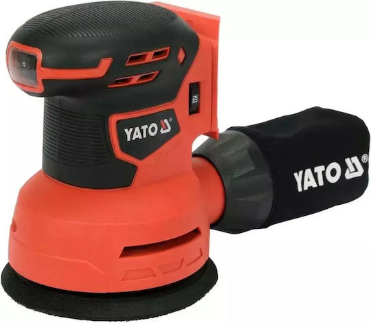 Yato YT-82753 Έκκεντρο Τριβείο 125mm Μπαταρίας 18V Solo με Ρύθμιση Ταχύτητας και με Σύστημα Αναρρόφησης