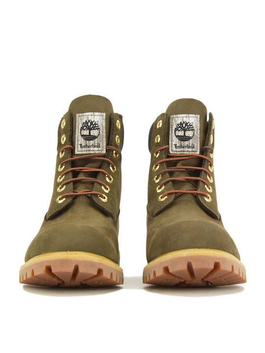 Premium 6 Zoll Leder Herrenstiefel Wasserdicht Braune