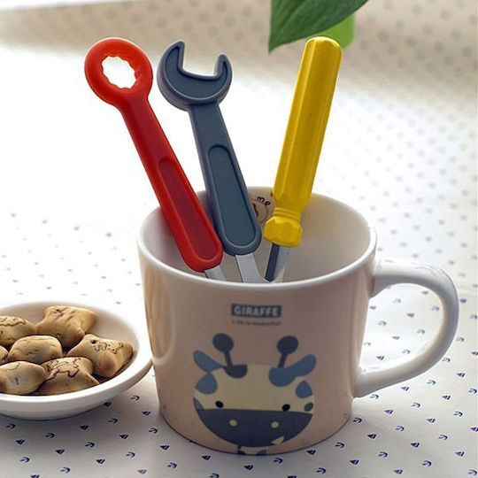 Gadget Master Set Tacâmuri pentru bebeluși Unelte din Metal Multicolore 3buc