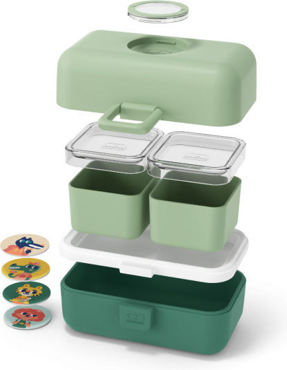 Monbento Tresor Cutie pentru Mâncare Plastic Green Forest 800ml 1buc