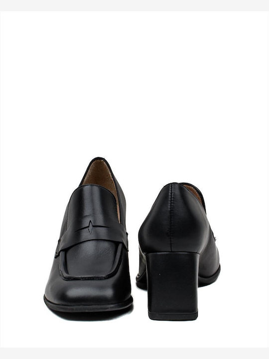 Γυναικεία Δερμάτινα Loafers ZAKRO COLLECTION S401-FW22-23 BLACK ΜΑΥΡΟ