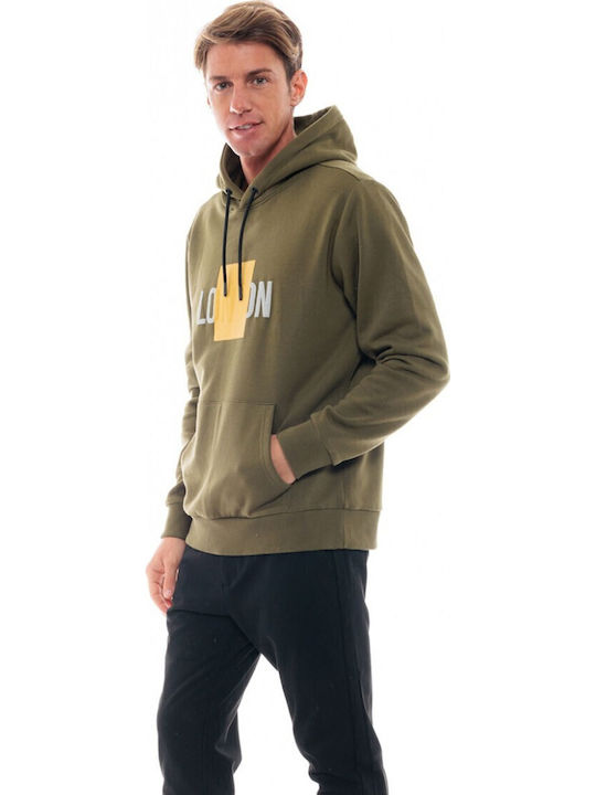 Sweatshirt mit Kapuze Khaki