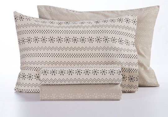 Nef-Nef Homeware Hope Σετ Μονό 3τμχ 160x260εκ. Ecru Nef-Nef Homeware Hope Σετ Μονό 3τμχ 160x260εκ. Ecru