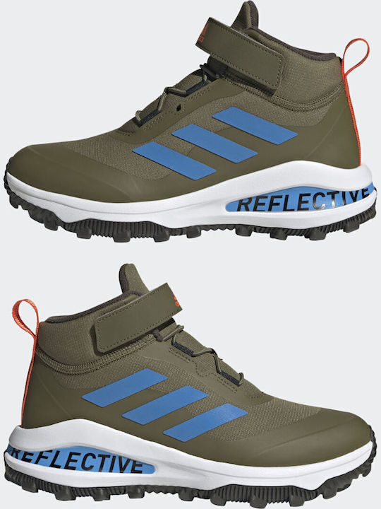FortaRun All-Terrain Αδιάβροχα Αθλητικά Παιδικά Παπούτσια Running με Σκρατς Focus Olive / Pulse Blue / Shadow Olive