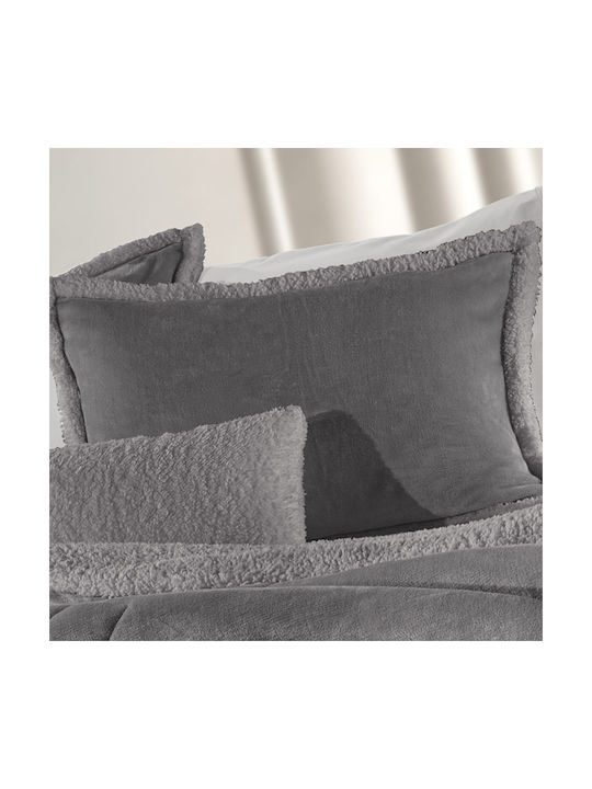 Guy Laroche Belunga Pillowcase Set Oxford Anthracite 50x70cm.