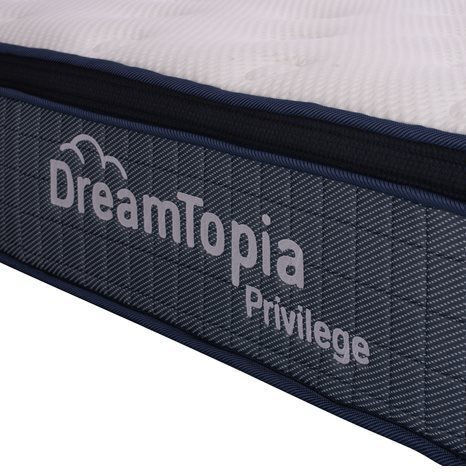 Dreamtopia Privilege Halb-Doppel Ergonomisch Matratze Schaum Beidseitig 120x200x29cm mit Topper