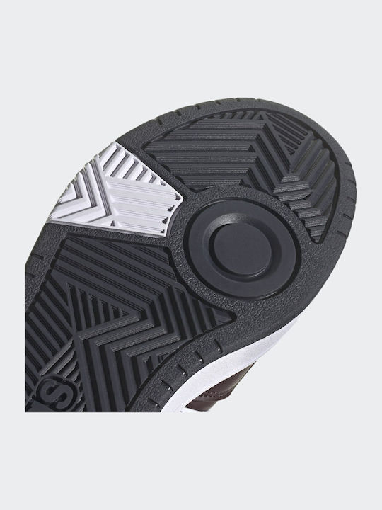 Hoops Hoops Mid 3 Kids Sports Shoes Basketball with Laces Shadow Maroon / Cloud White / Legend Ink