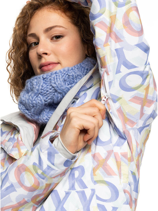 Roxy Jetty ERJTJ03354-WBB5 Feminin Jachetă pentru Schi & Snowboard Alb