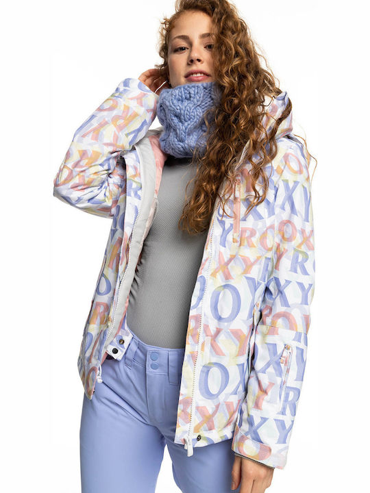 Roxy Jetty ERJTJ03354-WBB5 Feminin Jachetă pentru Schi & Snowboard Alb